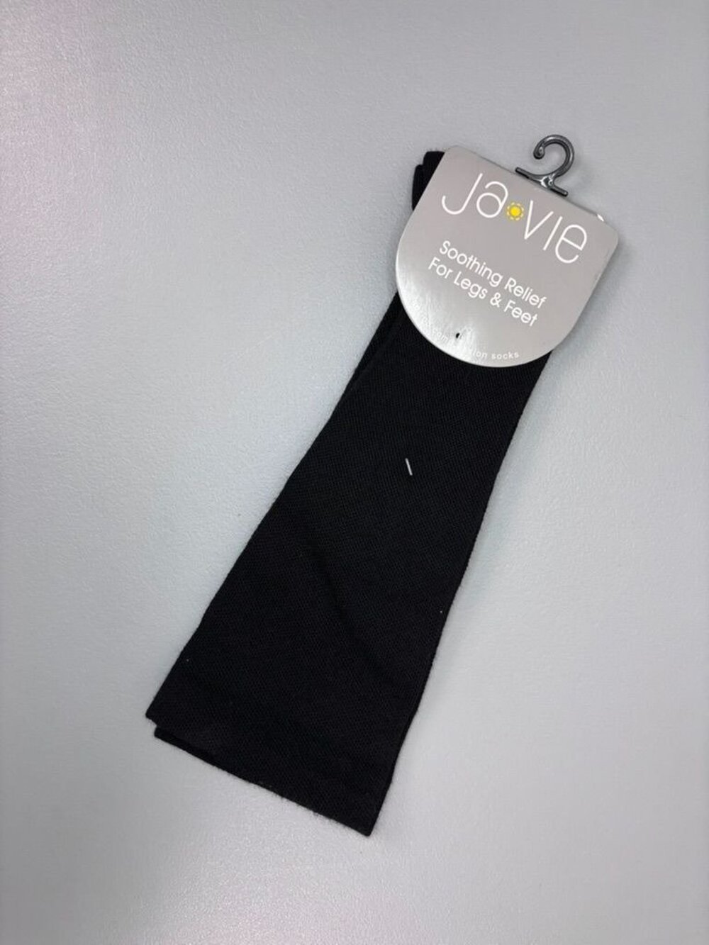 Ja-Vie ladies 6-9.5 black merino compression socks calf high wool blend NWT‎